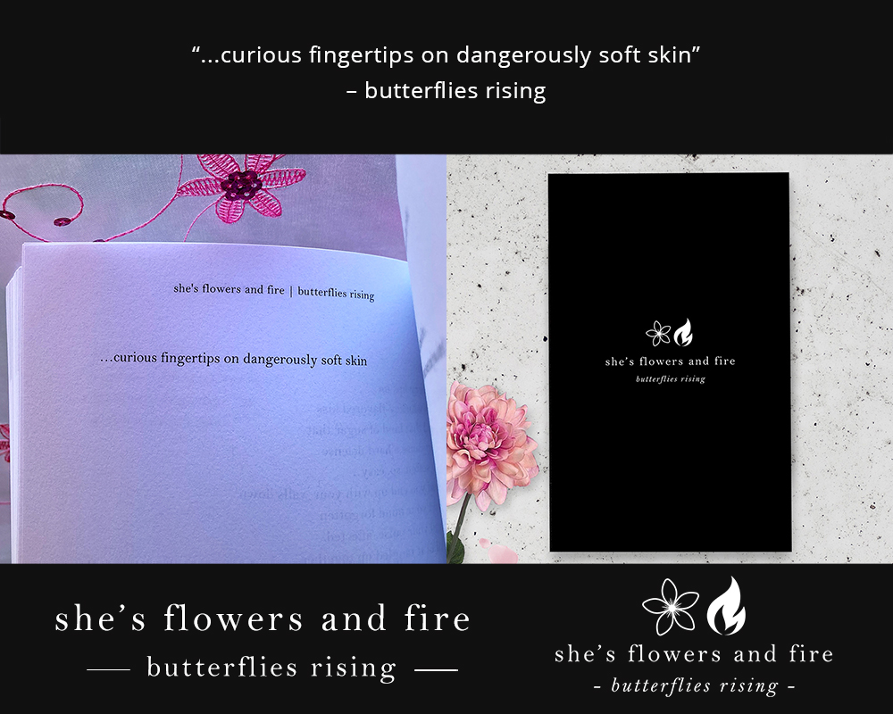 …curious fingertips on dangerously soft skin - butterflies rising